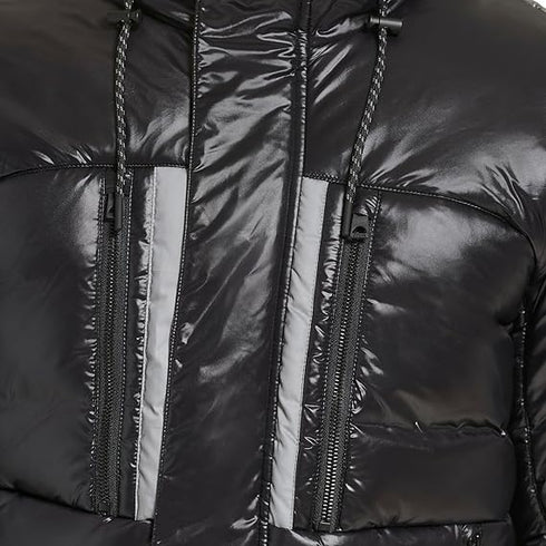 G S Puffer Jacket Black